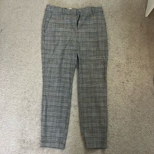 H&M Plaid Work Pants